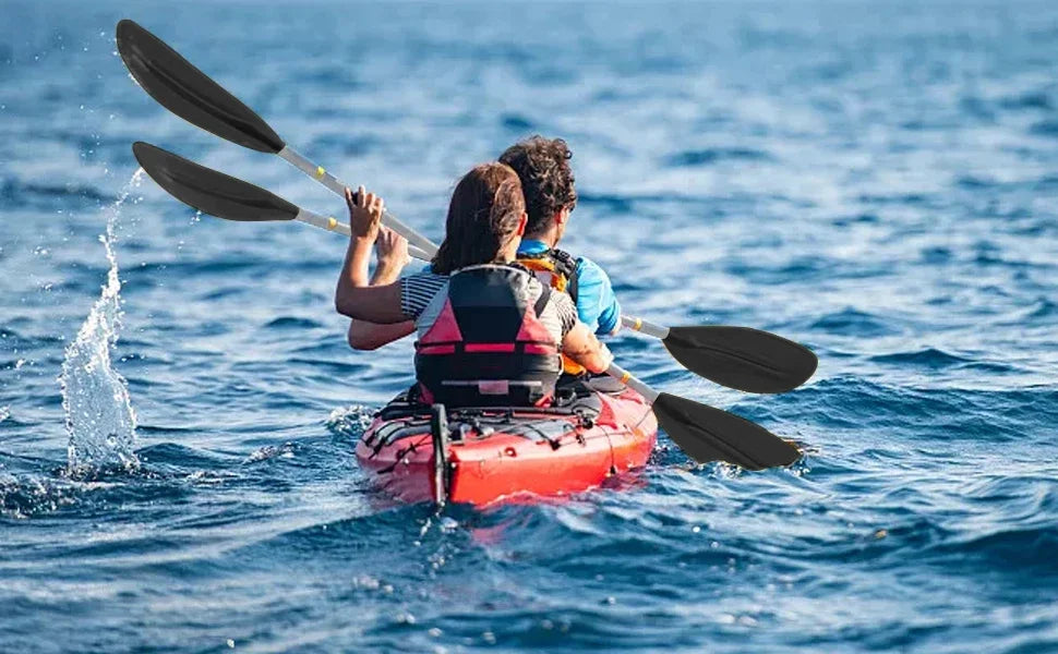 Beach Camp 2PCS Heavy Duty Paddles Kayak for Inflatable Kayaks Aluminium Alloy Kayak Oars Adjustable Length Portable Paddles Play Outside
