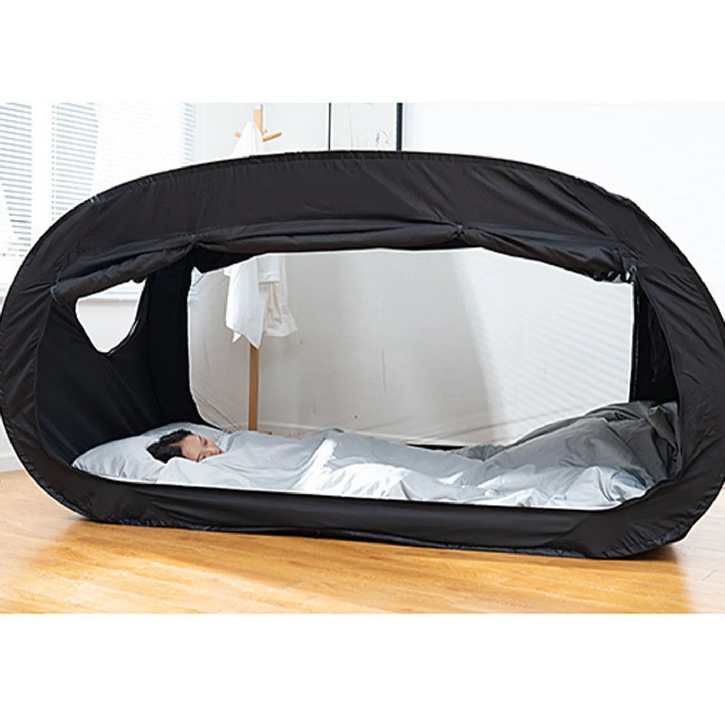 Beach Camp Outdoor Tent, Portable Bed Tent - Ideal for Camping and Dorms with a Foldable Design and Premium Polyester