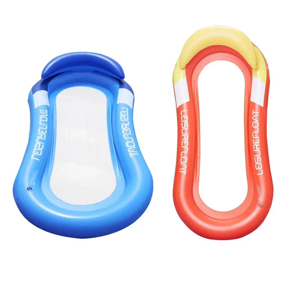 Beach Camp Pool Loungers Beds Inflatable Float Hammock Floating for Adults Child Poolside Lounging Swimming Foldable Water Sleeping Bed
