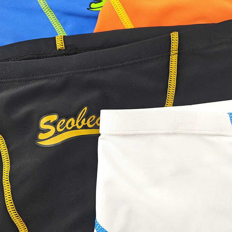 Beach Camp Men Swimsuits Swimwear Bathing Suit Man Fashion Rash Guard Big Size Swimming Trunks New Beachwear
