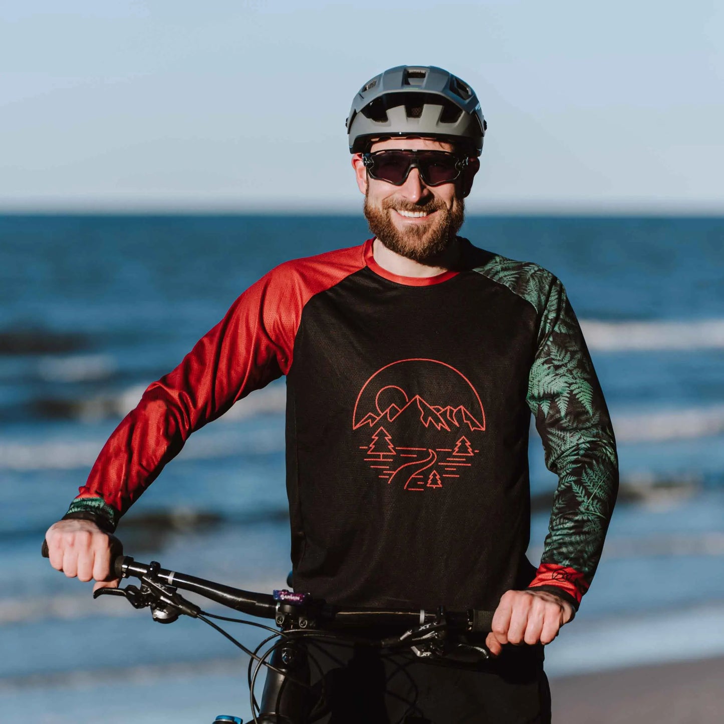 Beach Camp Cycling jerseys 2023  motocross Jersey downhill jersey MX cycling mtb enduro quick drying Sportswear bike shirt