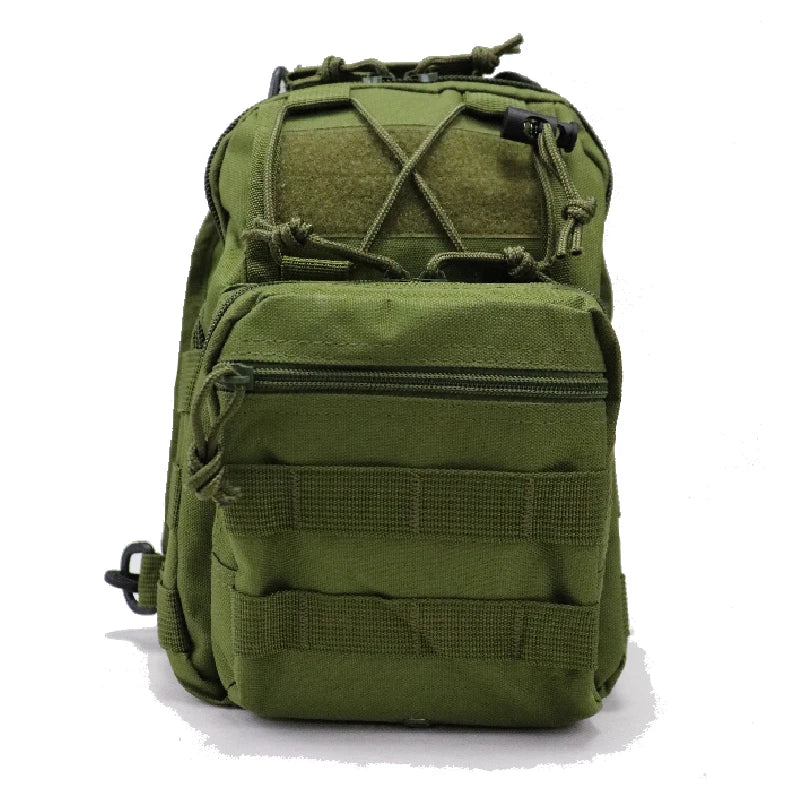 Men's outdoor crossbody bag, hiking camping equipment, hiking sports travel backpack, shoulder bag