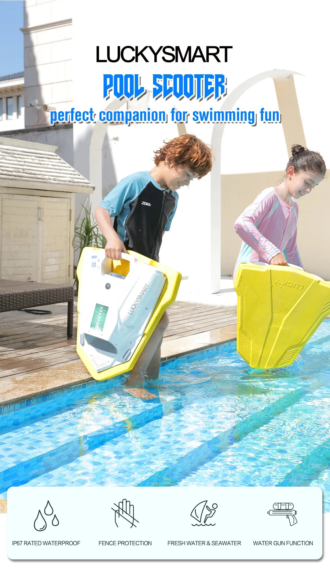 Beach Camp Water Electric Floating Board Children's Surfboard Propeller Adult Beginner Swimming Equipment Electric Swimming Floating Board