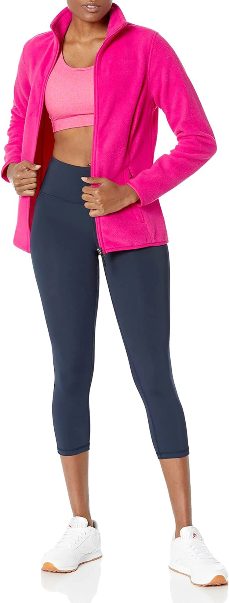 Beach Camp Women's Winter Coat with Full Zipper, Warm, Soft, Lightweight, Suitable for Camping, Running, Cycling, Outdoor Travel,