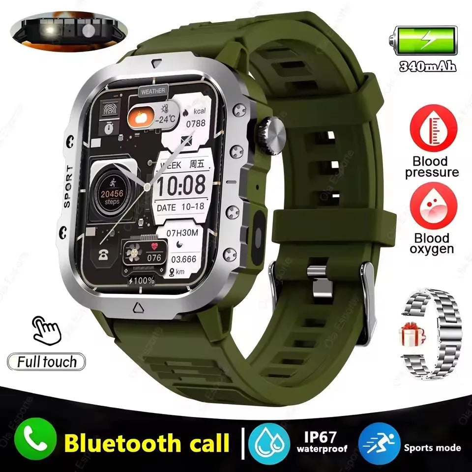 Beach Camp 2025 Smartwatch For New GPS Smart Watch Men 1.71 Inch HD Display GPS & Make/Receive Phone Calls 400mAh Battery Braceletes