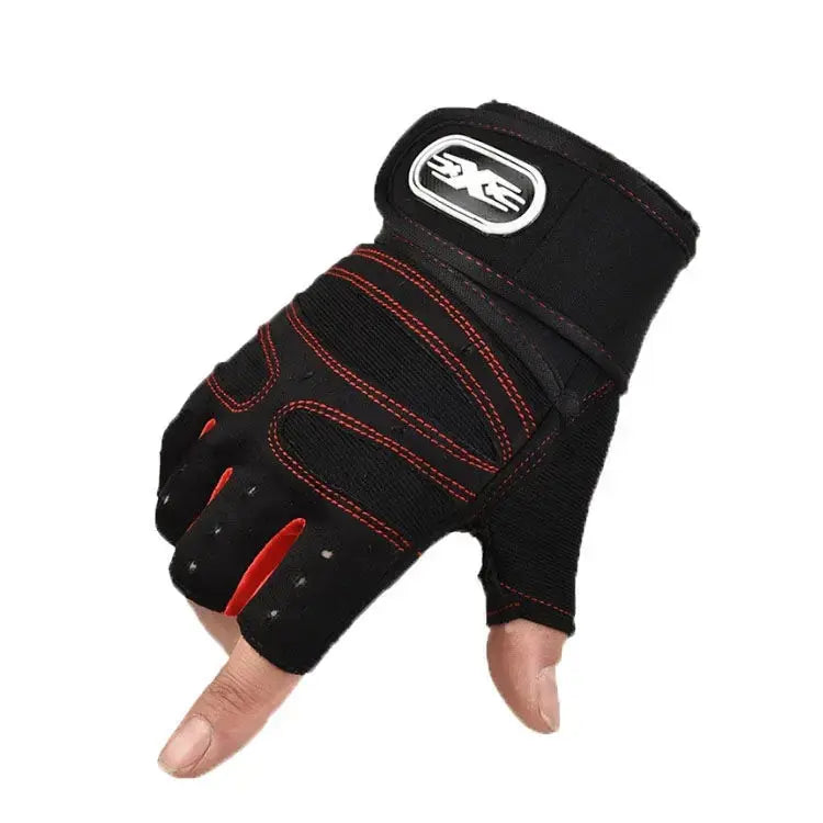 Beach Camp Cycling Gloves Gloves Half Finger Gloves Anti-Slip Shock-Absorbing Breathable Glove for Fitness Cycling Outdoor Sports Unisex