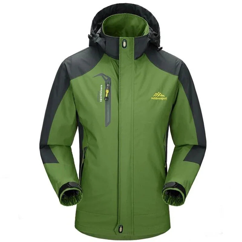 Beach Camp Outdoor Jacket Pants Sets Men Fleece Thermal Waterproof Windproof Hooded Jackets Hiking Military Trip Mountain Camping Clothes