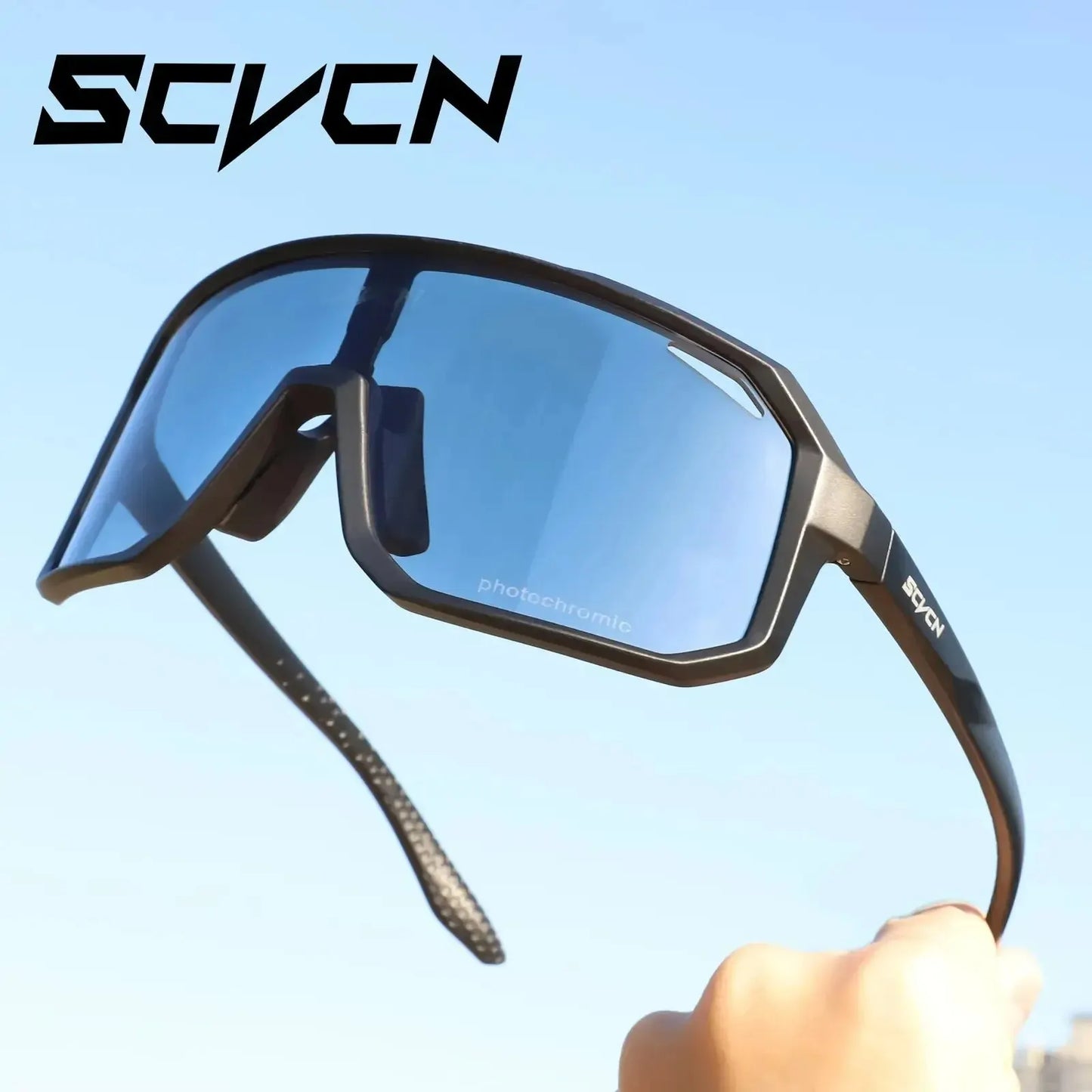 Beach Camp Cycling Glasses Photochromic Sunglasses Men Women Mountain Bike Road Eyewear New Bicycle Riding Outdoor Sports Hiking Goggles