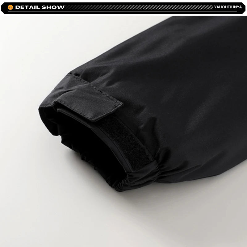 Beach CampWinter Men Outdoor Windbreak Camping Skiing Jacket Hiking Men Removable Hooded Plus Thick Warm Comfortable Jacket Coat Male 7XL