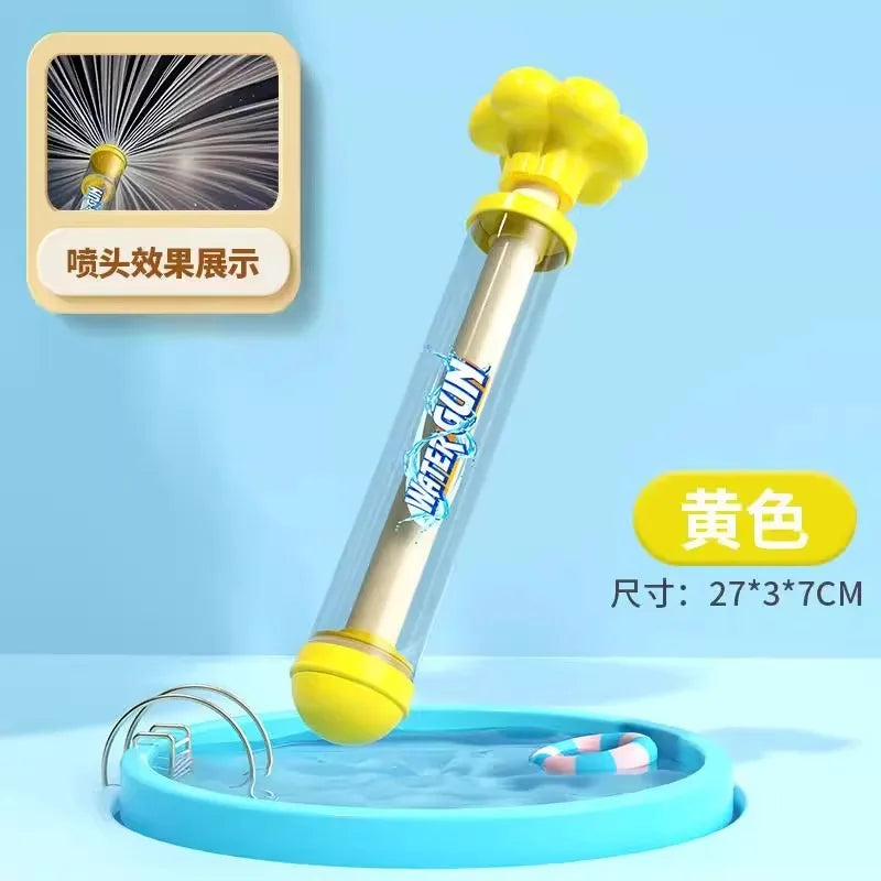 Beach Camp 11" Fireworks Water Gun Playing and Swimming Beach Toys Summer Carnival Fighting Water Battle Pull-out Water Gun Holiday Gifts