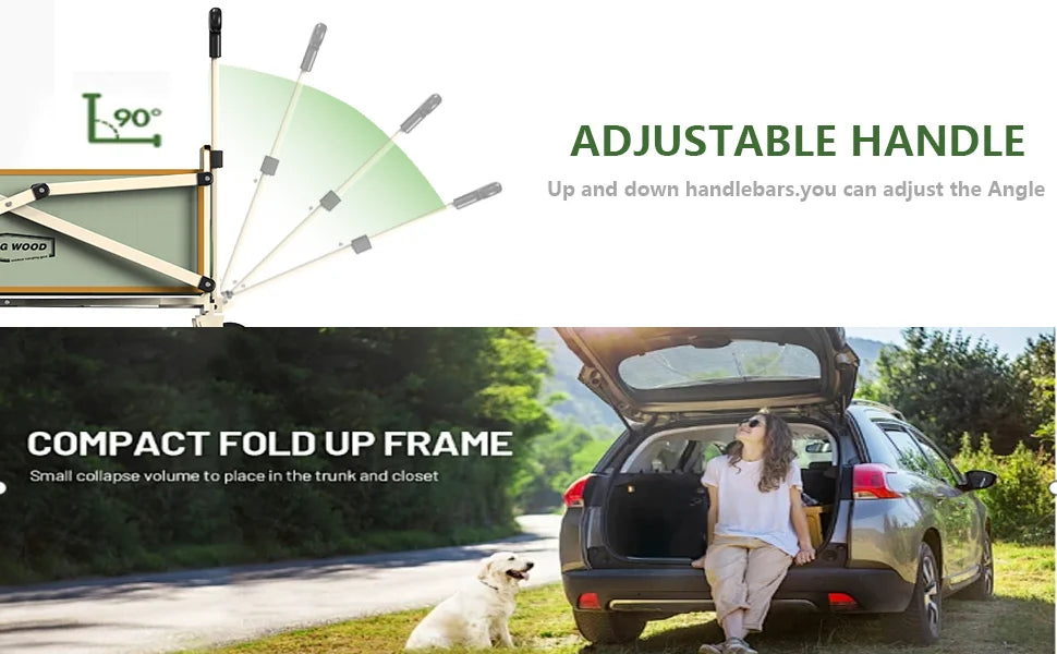 Beach Camp Camping carts are exquisite compact practical sturdy and have a strong load-bearing frame They are designed to be folded