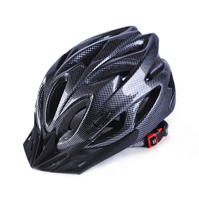 Beach Camp Cycling Helmet Comfort Lining Lightweight Fiber Texture Helmet Adult Mountain Bike Cycling Equipment