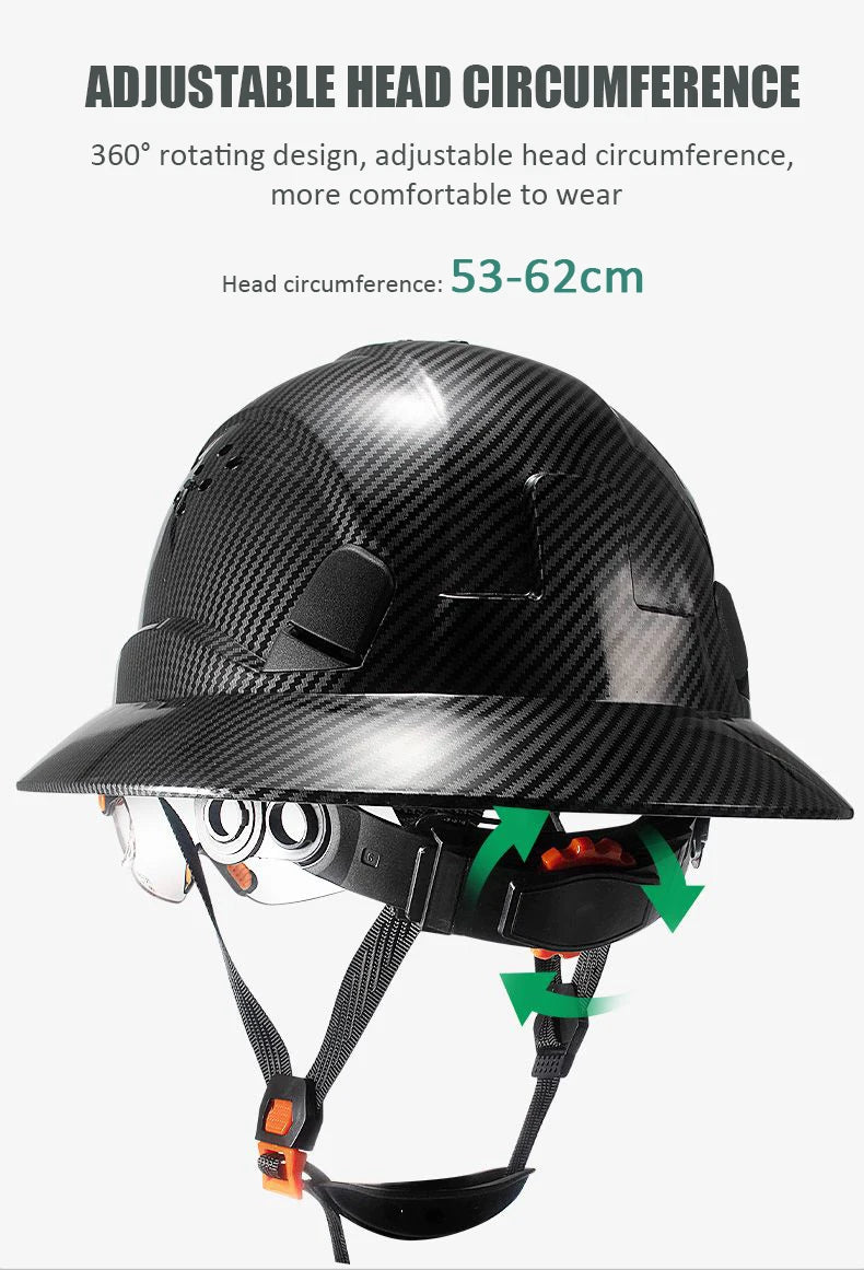 Beach Camp Cycling Helmet Construction Safety Helmet Breathable Worker Engineer Hard Hat High-altitude Operation Security Head Protection