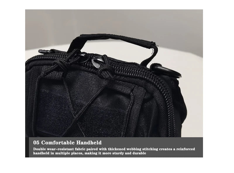 Men's outdoor crossbody bag, hiking camping equipment, hiking sports travel backpack, shoulder bag
