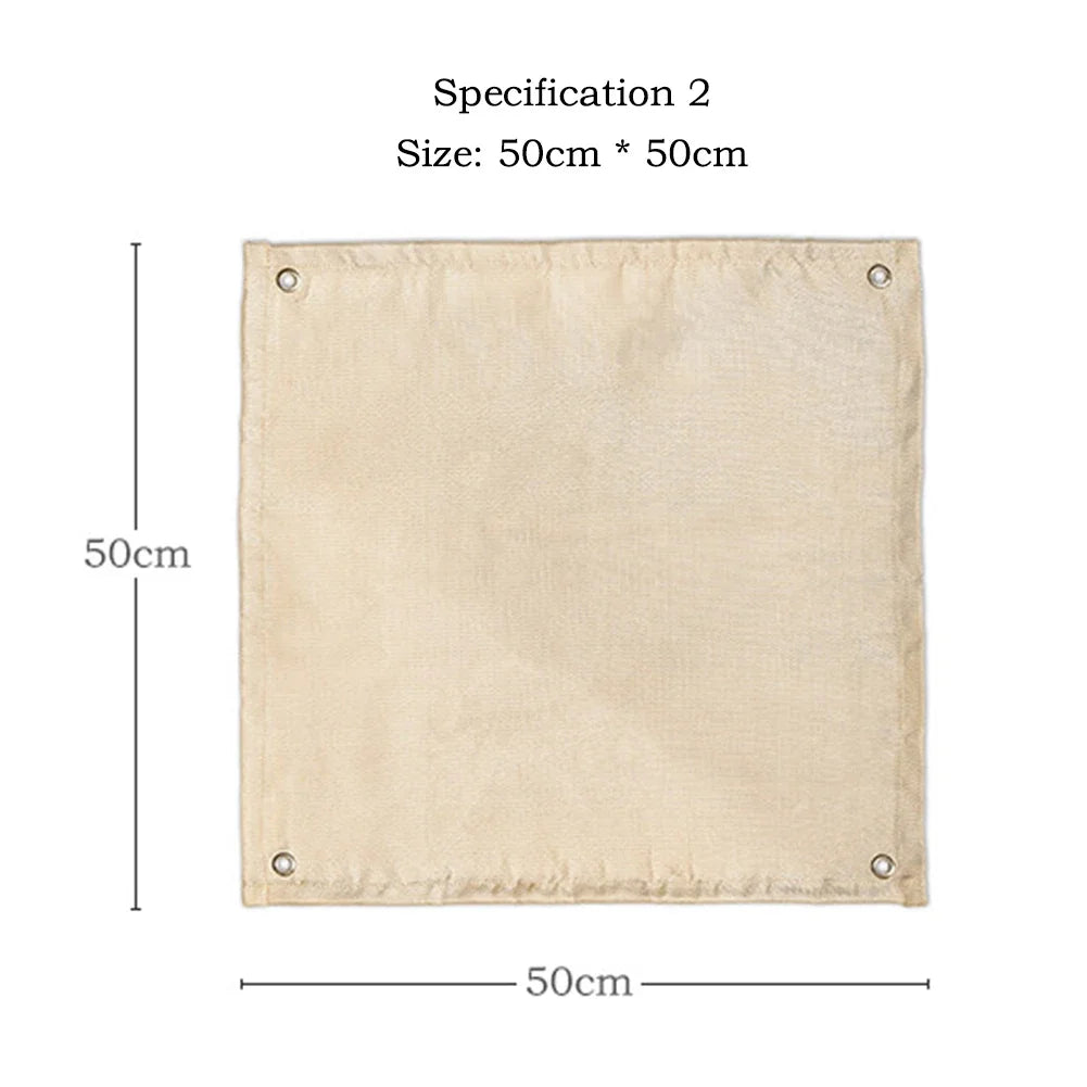 Fire Pit Mat Fireproof Camping Stove Grill Mat Blanket for Ground Patio Deck Lawn Campsite Fiberglass Ember Mat For BBQ Cooking
