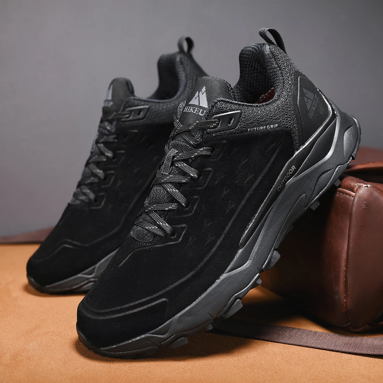 Men's Hiking Shoes Wear-resistant Non-slip Outdoor Sneaker Rock Climbing Trekking Hunting Men Sports Suede Leather