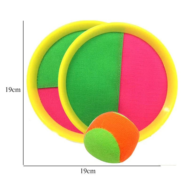 Outdoor Sport Toys Plastic Beach Racket Catch Paddle Outside Game Toss and Catch Velcro-s Ball Perfect Beach Playground Sets