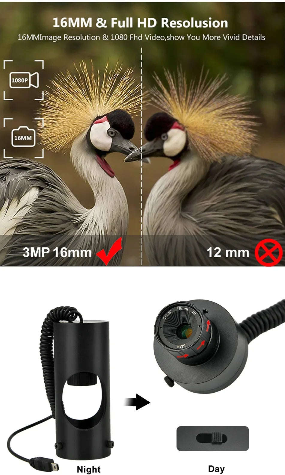 Beach Camp Night Vision Riflescope Hunting Scopes Optical Sight 850nm Infrared LED IR Waterproof Night Vision Hunting Camera