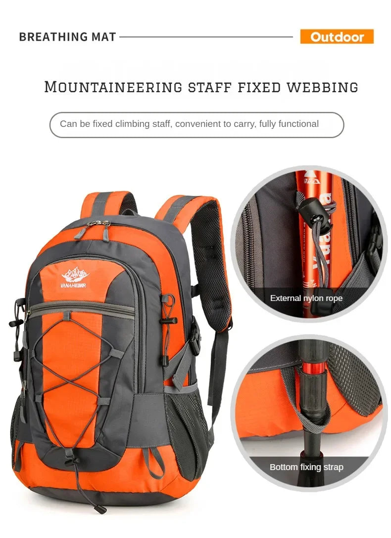 Lightweight Outdoor Hiking Bag Waterproof Hiking Backpack Large Capacity Travel Bag Hiking Cycling Backpack For Men And Women