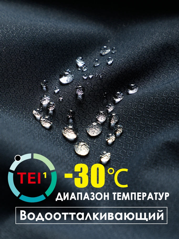 Beach Camp -22F Men 2025 Winter New Outdoor Snow Warm Parkas Jacket Coat Men's Outwear Premium Casual Hat Waterproof Thick Fleece Parkas