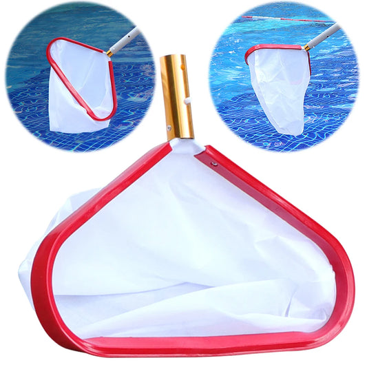Beach Camp Pool Landing Net Pool Skimmer Net with Aluminum Handle Fine Mesh Pool Net Pool Leaf Skimmer Net for Pool Hot Tub Pond