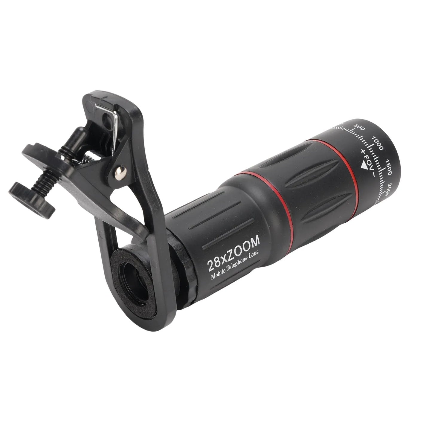 Beach Camp Phone Camera Lens Wide Angle 0.6X Phone Camera Lens Professional Fisheye 198° 28X Telephoto with Tripod for Accessory