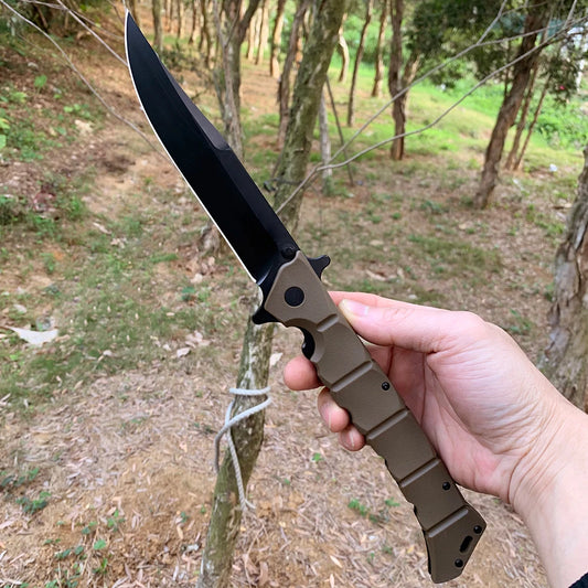 Beach Camp Folding Hunting Knife Self Defense Survival Tactical Knives Swiss Pocket Knife for Men Hand Tools