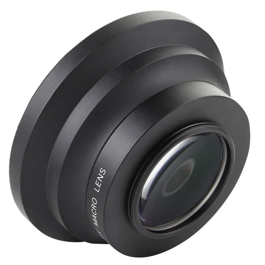 Beach Camp Professional 37mm Macro+72mm Wide Angle Lens 0.39X Full HD for 4K Camcorder