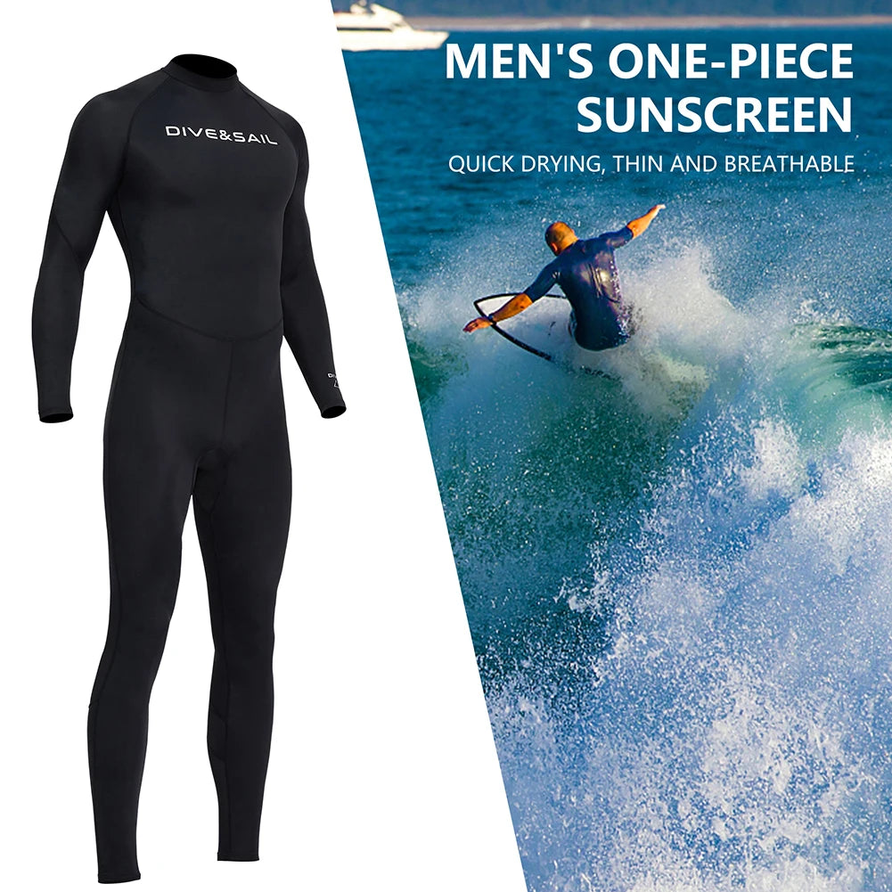 Beach Camp Wetsuit for Men Diving Clothes Sunscreen Snorkeling Surfing Swimsuit Warm Wetsuits Swimming Swimwear Full Suit