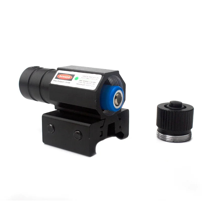 Beach Camp Rifle Pistol Laser Sight Red Green Laser Sight with 10180 Rechargeable Battery 11mm 20mm Picatinny Rail Mount