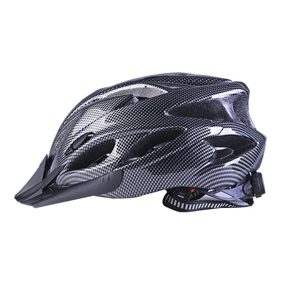 Beach Camp Cycling Helmet Comfort Lining Lightweight Fiber Texture Helmet Adult Mountain Bike Cycling Equipment