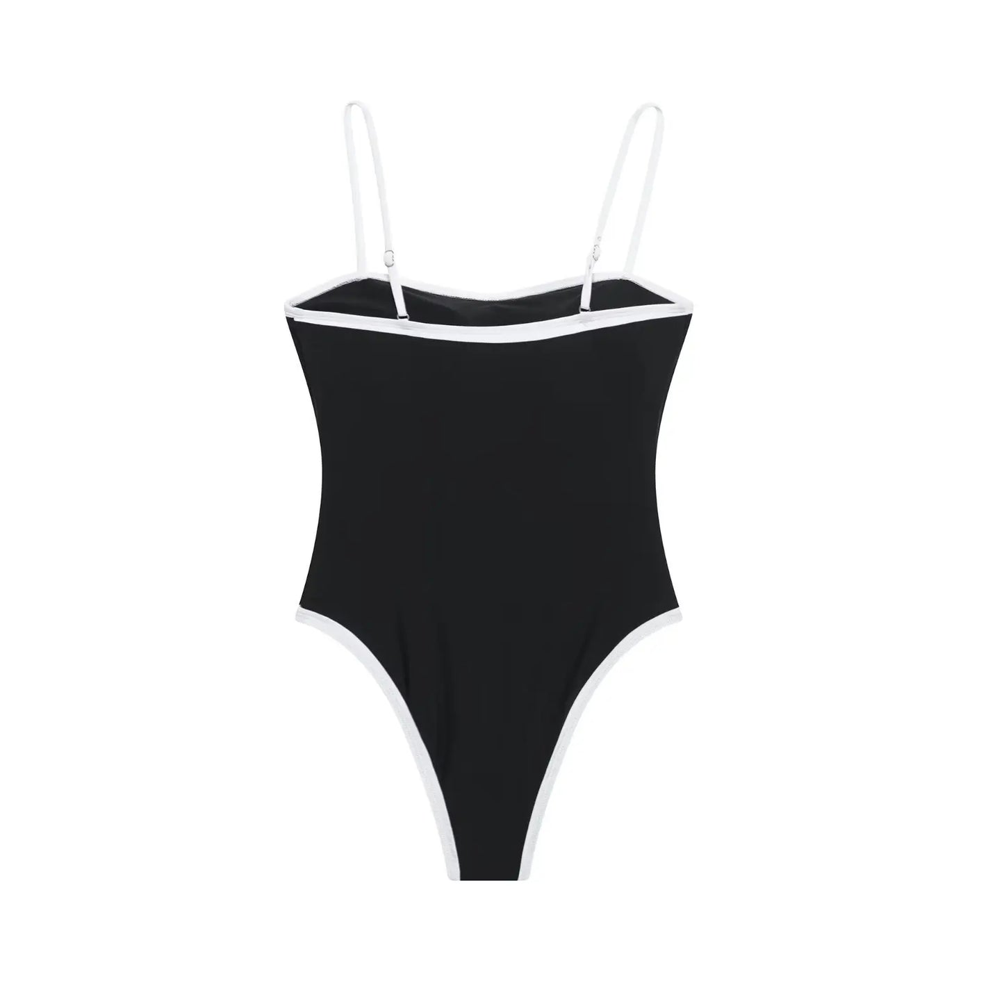 Beach Camp Swimsuit Jumpsuit Woman New Two-Tone Camisole Sleeveless for Women Casual Slim Fit Contrasting Women's Playsuit Tops