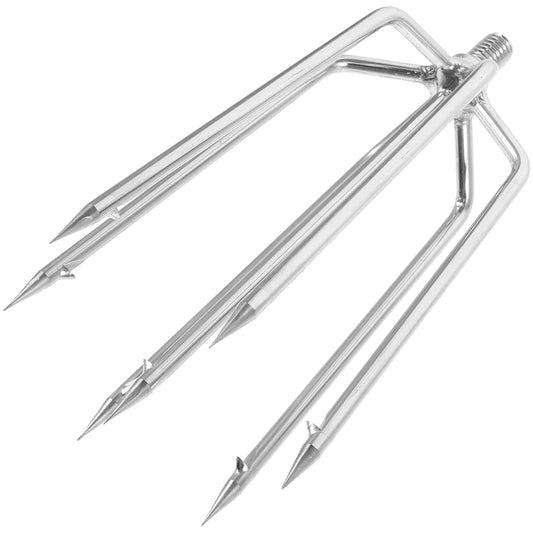 Spearing Tool Barb Fishing Outdoor Tackle Professional Spearfishing Metal Fishgig Lantern Fork