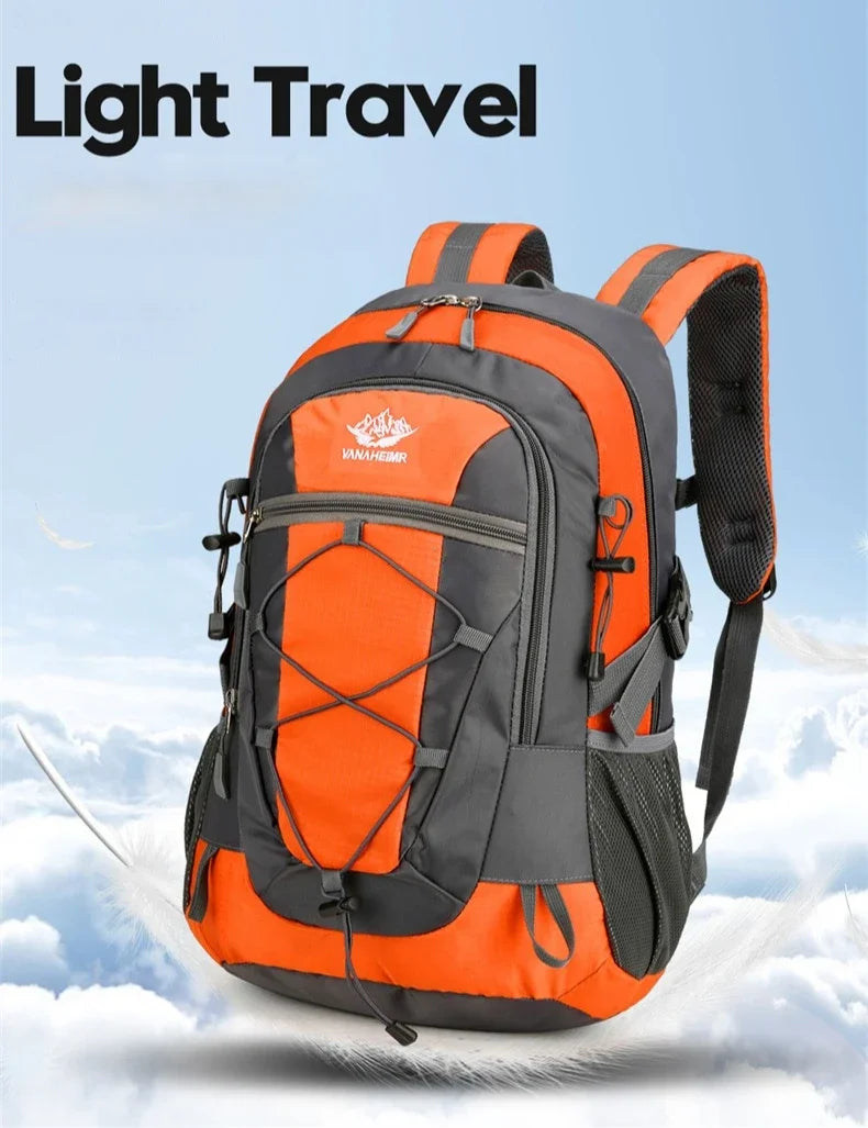 Lightweight Outdoor Hiking Bag Waterproof Hiking Backpack Large Capacity Travel Bag Hiking Cycling Backpack For Men And Women