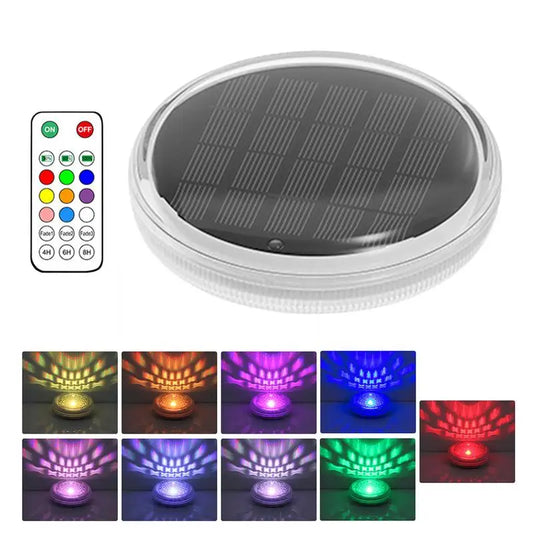 Beach Camp Solar Floating Pool Lights Floating Light IP68 Waterproof Colorful 9 Lighting Changing Lamp With 3 Timing Mode Pool Decoration