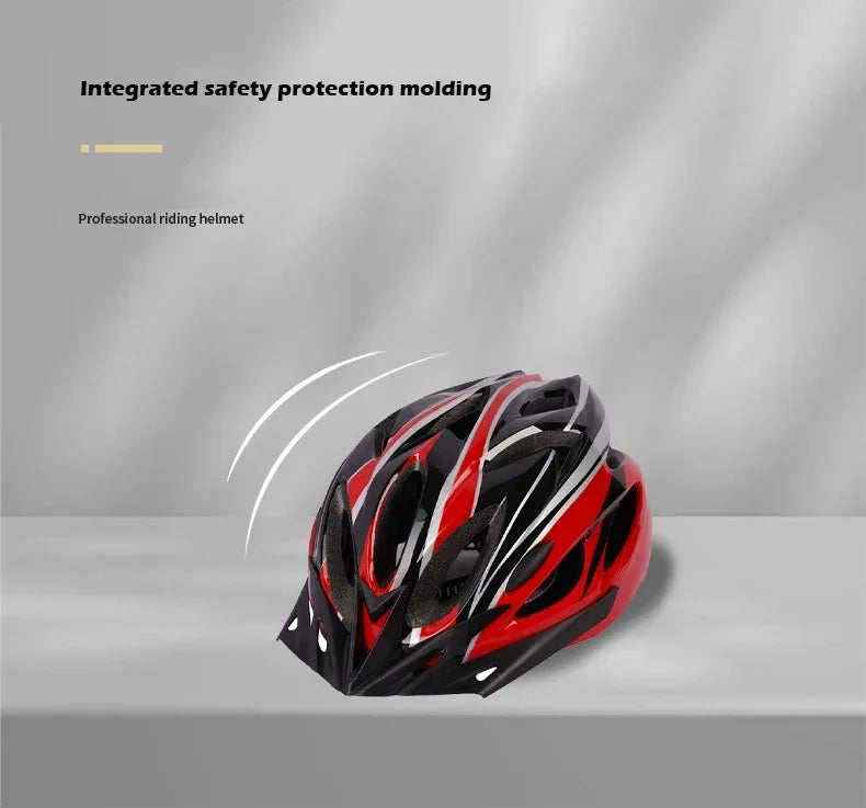 Beach Camp Cycling Safety Helmet Man Women Road Mountain Bike Helmet Outdoor Bicycle Skateboard Scooter Integrally-Molded Ultralight Helmet