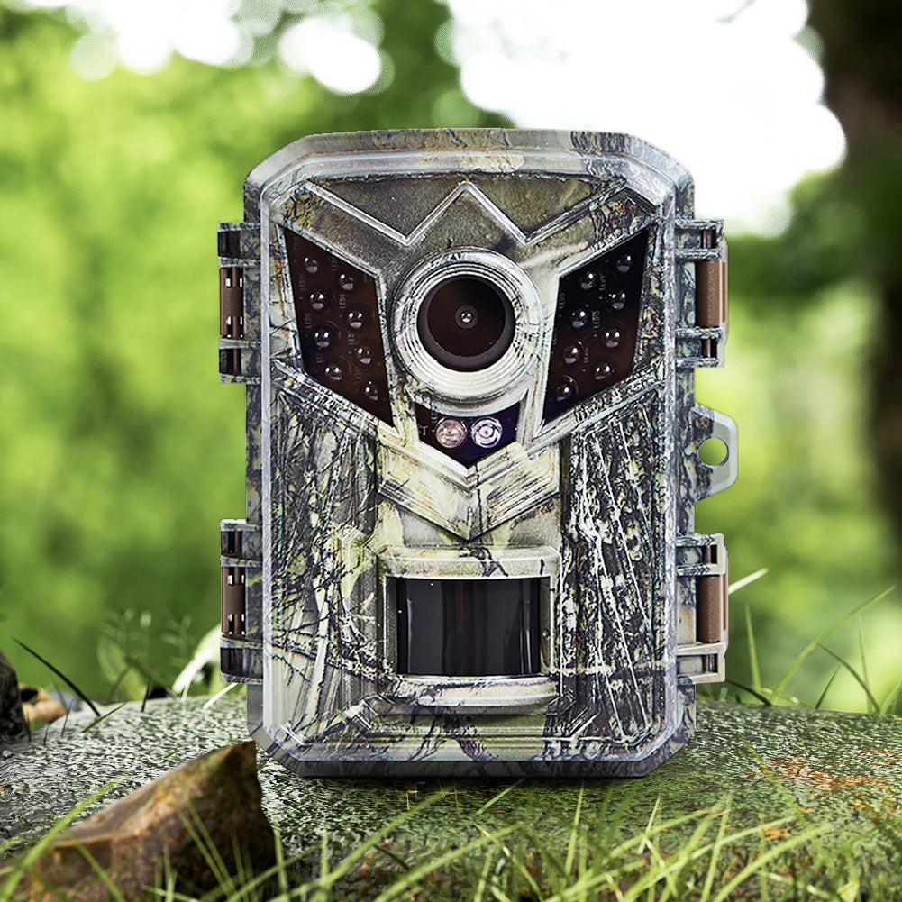 Mini HD 1080P Hunting Trail Camera Waterproof Hunting Camera Infrared Night Vision Security Cam Outdoor Wildlife Photo Traps