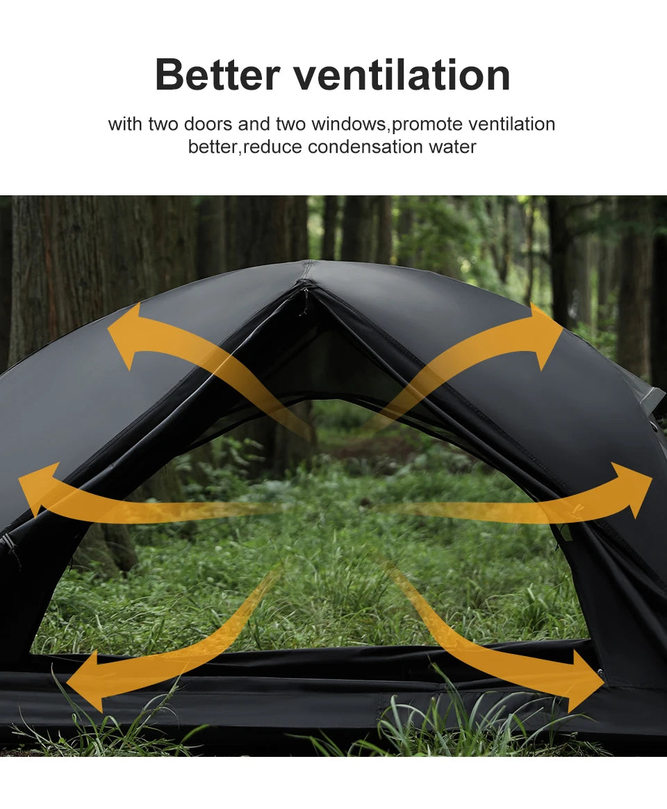 Beach Camp Ultralight 20D Nylon Camping Tent Portable Backpacking Cycling Tent Waterproof Outdoor Hiking Travel Tent Beach Tent New