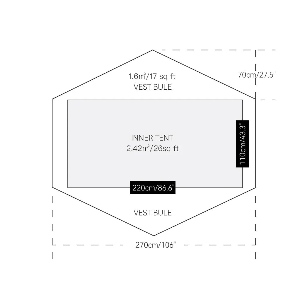 Beach Camp New Version 2 Person Outdoor Ultralight Camping Tent 3 Season Professional 15D  Rodless Tent