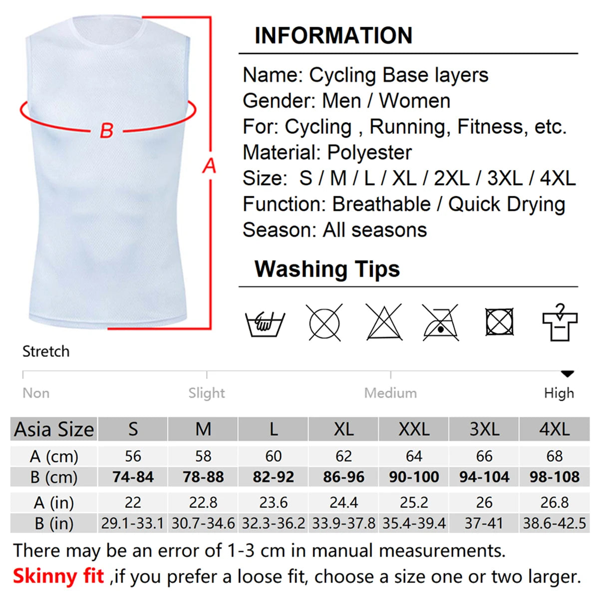 Beach Camp Women's Cycling Base Layers Colorful Cycling Jersey Blue Quick Dry Vest Breathable Pink Undershirt Elastici Vest Road Bike Jerseys