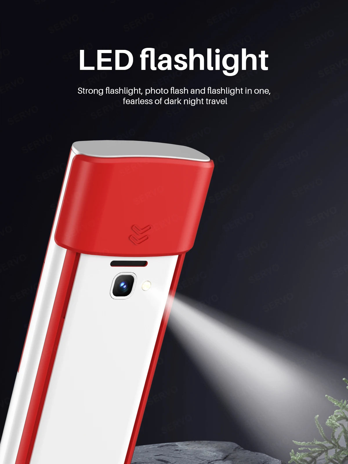 SERVO R25 PRO Button Mobile Phone Built-in TWS Earphones Dual SIM Standby Speed Dial Blacklist FM Radio 2G GSM Feature Cellphone