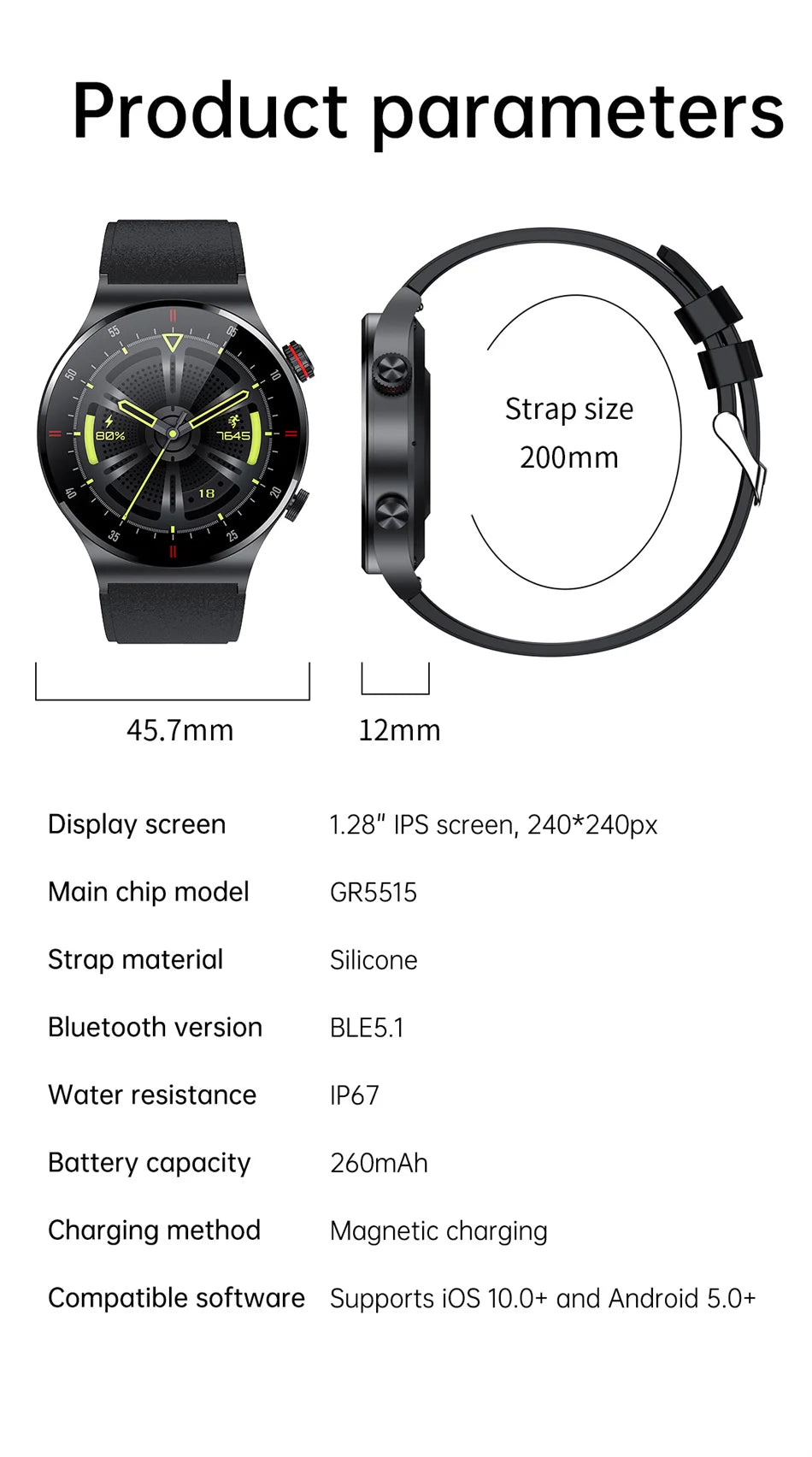 Beach Camp 2025 NFC Bluetooth Call Smart Watch Men Full Screen GPS Sports Bracelet Waterproof ECG Health Monitor SmartWatch for IOS Android