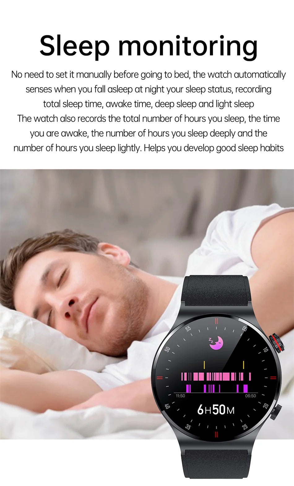 Beach Camp 2025 NFC Bluetooth Call Smart Watch Men Full Screen GPS Sports Bracelet Waterproof ECG Health Monitor SmartWatch for IOS Android