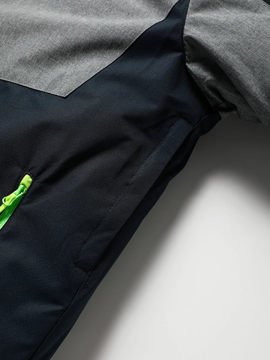 Beach Camp -22F Men 2025 Winter New Outdoor Snow Warm Parkas Jacket Coat Men's Outwear Premium Casual Hat Waterproof Thick Fleece Parkas