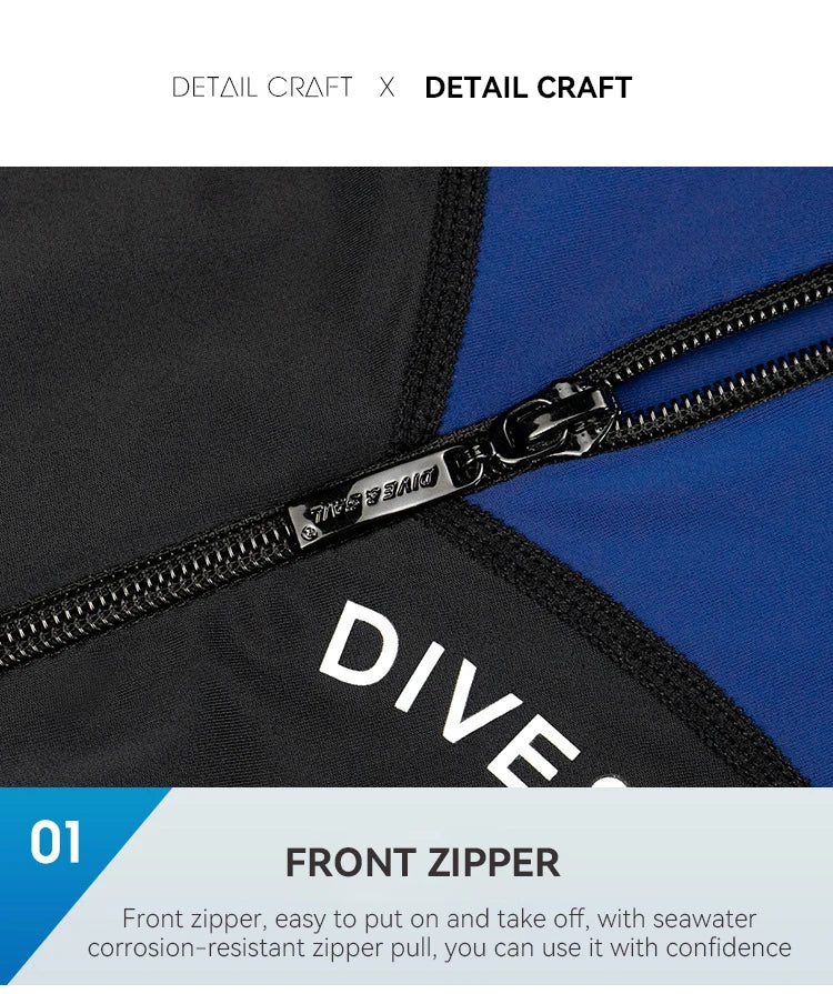 Beach Camp Men Women New Couple Diving Suit One-piece Sunscreen Swimsuit Short-sleeved Shorts 1.5mm Snorkeling Surfing Warm Shorty Wetsuit