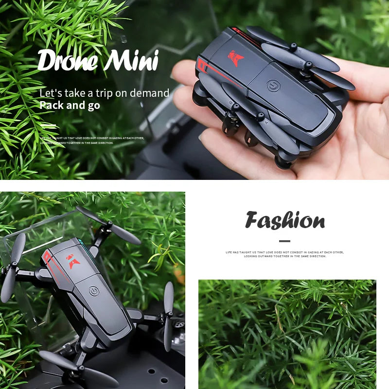 NEW Beach Camp  D17  Mini Drone 4k Professional HD Wide Angle Camera WiFi FPV RC Drone Camera Height Hold Pocket Drone  Helicopter Toy GIFT