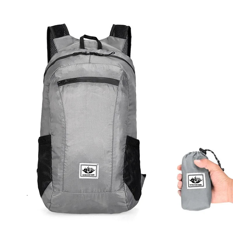 Beach Camp Hiking Daypack, Water Resistant Lightweight Packable Backpack for Travel Camping Outdoor