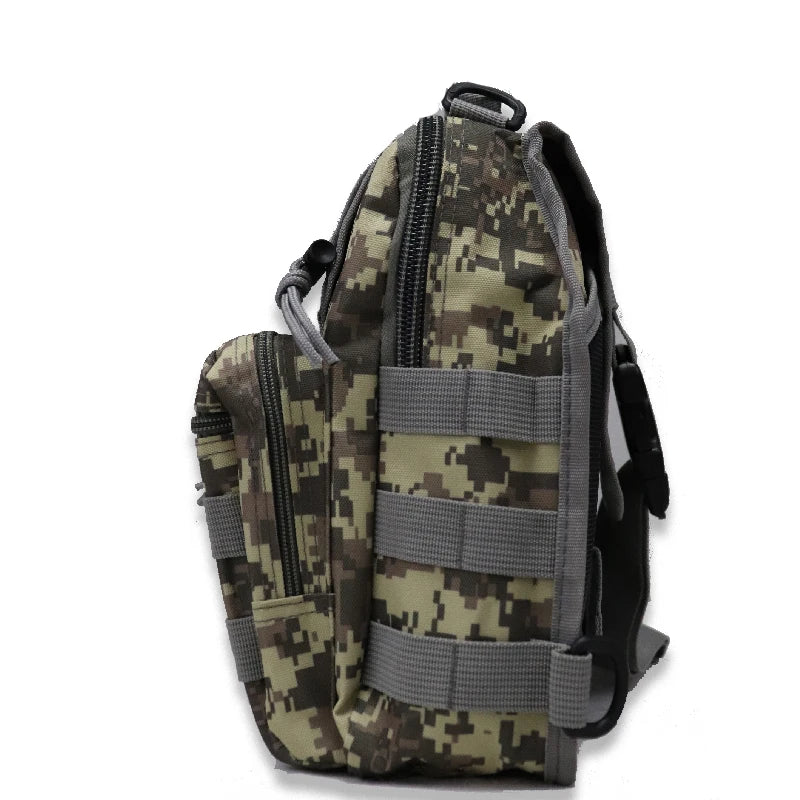 Men's outdoor crossbody bag, hiking camping equipment, hiking sports travel backpack, shoulder bag