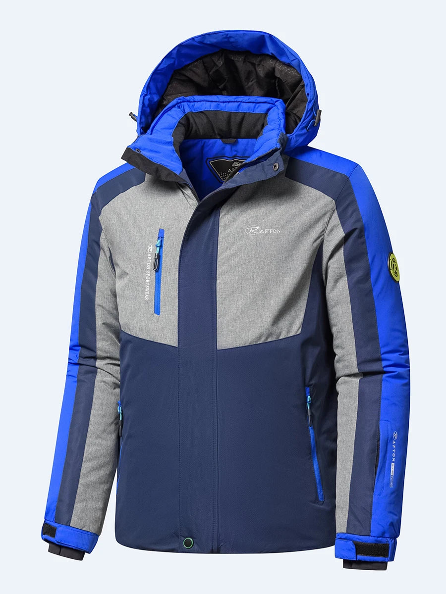 Beach Camp -22F Men 2025 Winter New Outdoor Snow Warm Parkas Jacket Coat Men's Outwear Premium Casual Hat Waterproof Thick Fleece Parkas