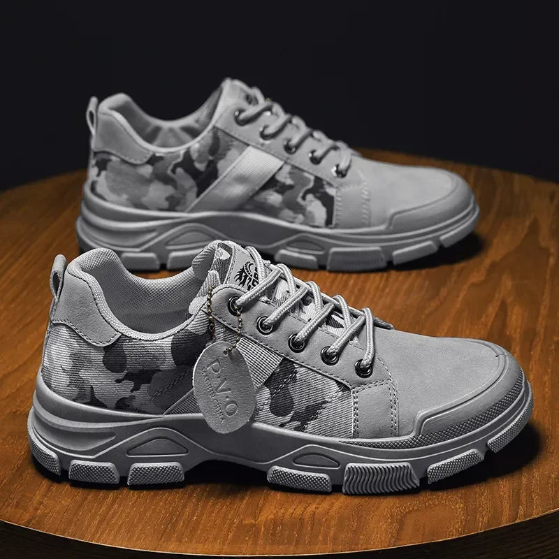 Beach Camp Camouflage Boots for Men Autumn Winter Platform Desert Boots Outdoor High-top Shoes Men Ankle Boots Buty Robocze Meskie